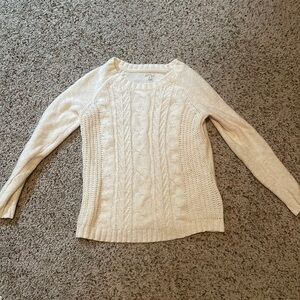 Cream sweater